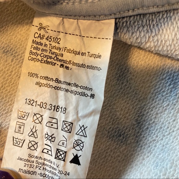 MAISON SCOTCH tie dye crop jacket - Picture 6 of 6